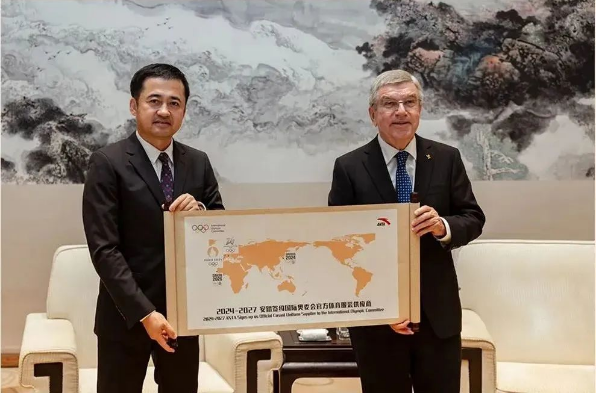 安（ān）踏成為國際奧委會四年官方體育服裝供應商